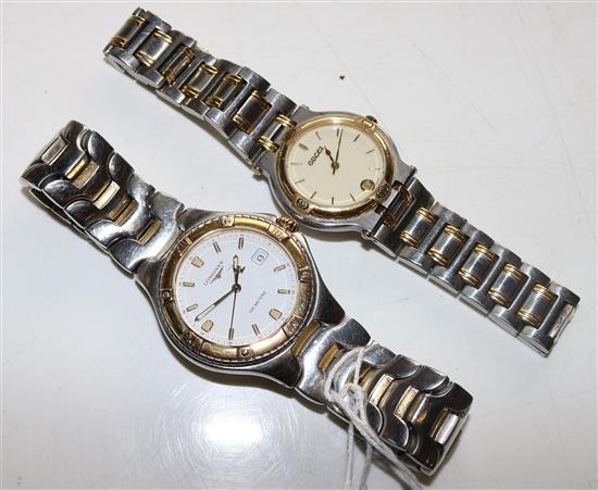 Gucci watch & Longines watch